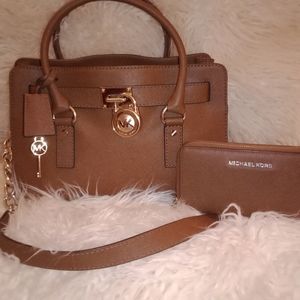 Micheal Kors Handbag and matching wallet